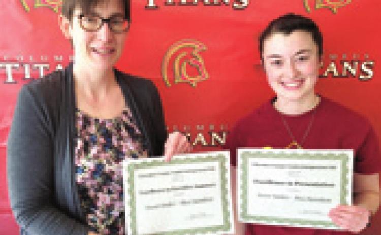Winning two categories