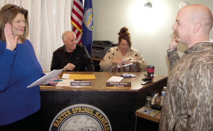Newly appointed Baxter Springs City Council