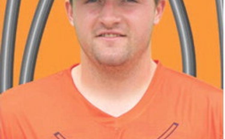 Landin Midgett, 2023 Columbus Unified High School Graduate was named Jailbird of the Game, in Thursday’s win over Nevada, Mo. Courtesy photo.
