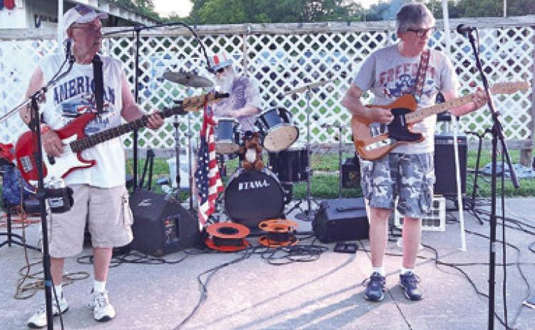The Ridge Runnerzz comprised of Jerry Brady on bass and vocals, Terry Stickley on lead and rhythm guitar and vocals and Jimmie Miller on drums and vocals have been together about six years. They play rock and some country from the 50s 60s and 70s. The group plays all over Kansas, Missouri and Oklahoma. They will be performing on the Cherokee County Fair Bandstand Tuesday night of Fair Week.