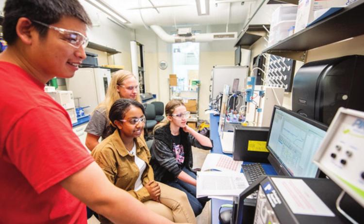 Students spending their summer working in a Pittsburg State research program included Columbus High School student Parker Neely. Courtesy photo.