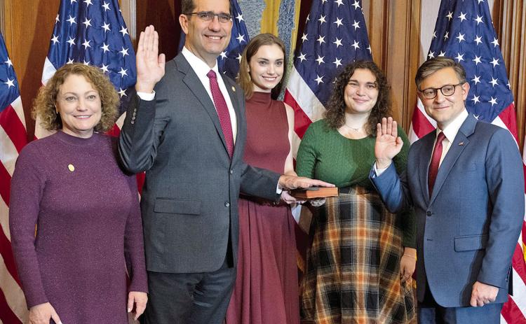 Following his recent swearing in ceremonies newly elected congressman Derek Schmidt