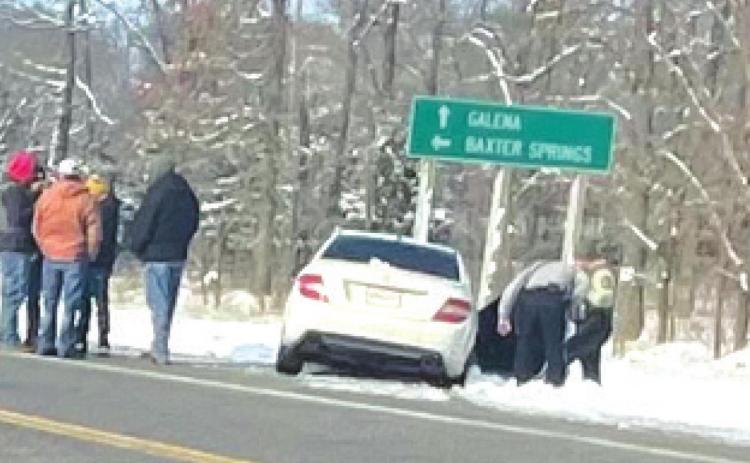Man arrested after snowy foot pursuit