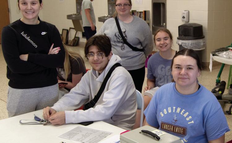 Members of the Southeast High School student