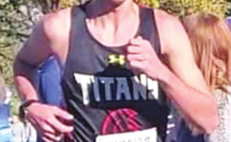 Trey Laurance, Senior State Cross Country Meet, 25th place
