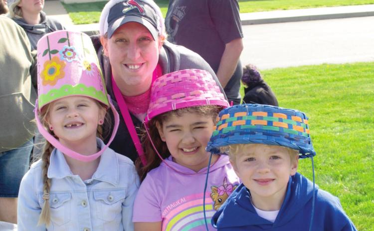 In their Easter bonnets