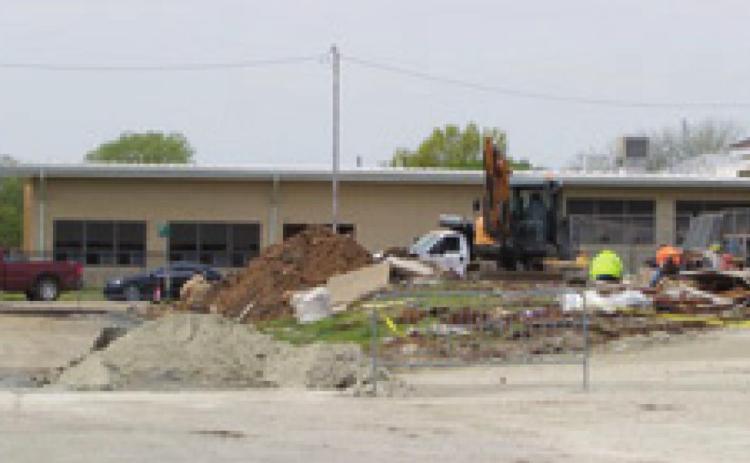 Construction is underway