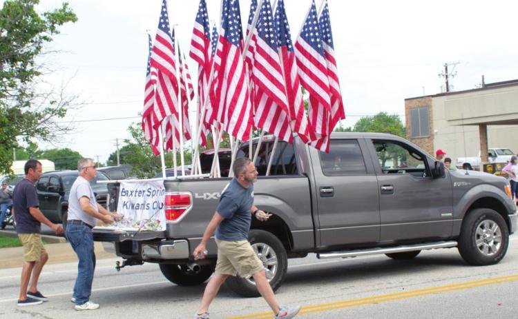 Putting more than 250 American Flags