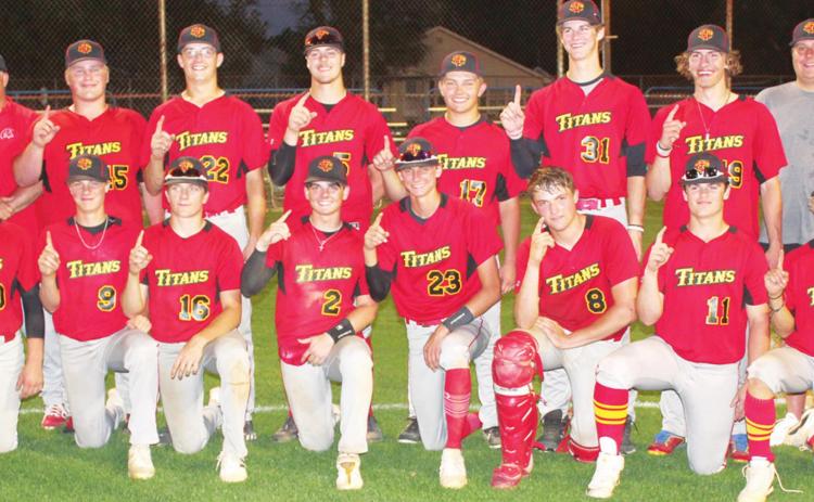 Titans sweep Rams for share of CNC League title