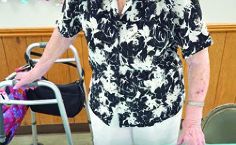 Wanda Tillman was honored with a come and go celebration for her 90th birthday. Friends and family attended the event at the 4-H Building June 24. Photo courtesy Debra Messer.