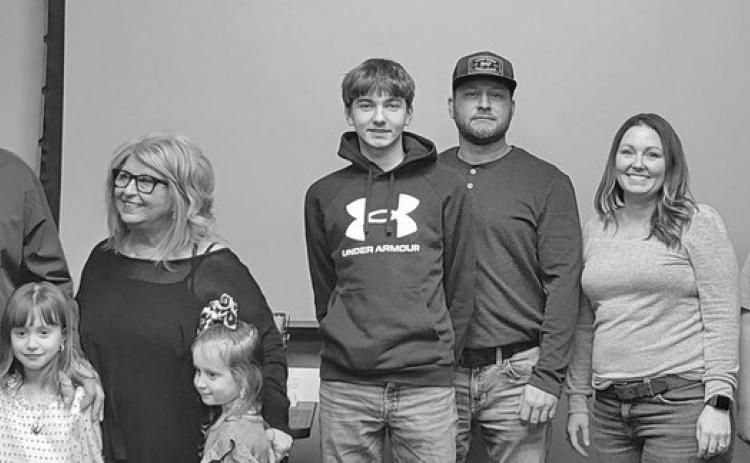 The Fox family was the The Crawford County 2024 Kansas Bankers Association Soil Conservation Award winner. Courtesy photo.