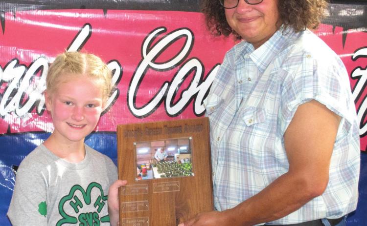 In recognition of her achievements