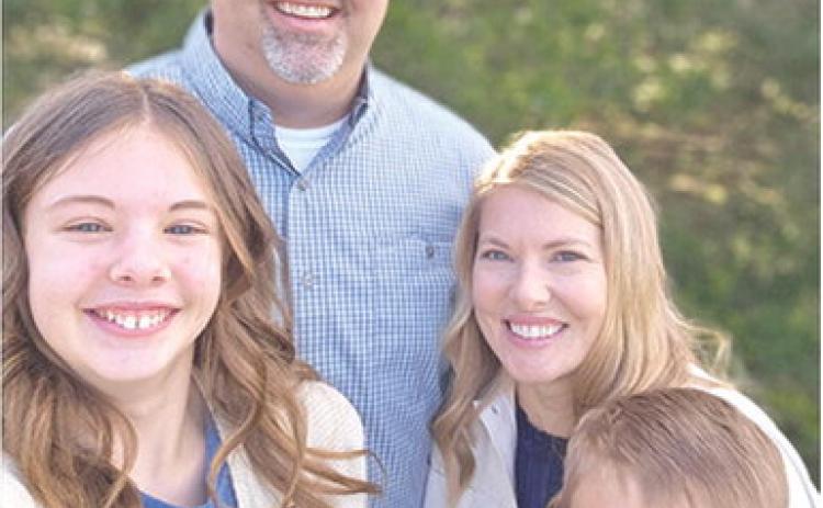 The winners of this year’s Bankers Award for their efforts in conservation are the Nick and Christina Martin Family. Their family also includes Kate and Karsten. They will receive their award at the 80th annual Cherokee County Soil and Water Conservation meeting Monday. Courtesy photo.