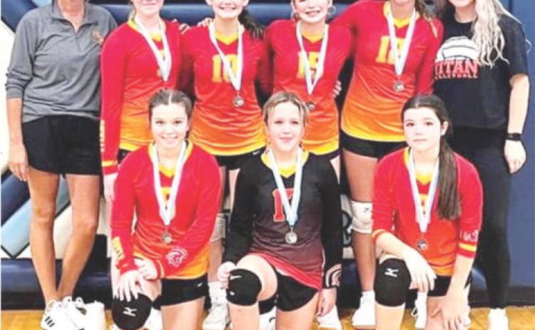 The Columbus Eighth Grade Volleyball Squad