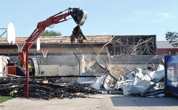Demolition work