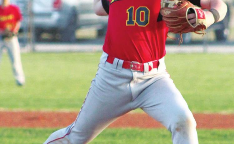 Titan Freshman, Jack Vilela, got the nod as opening pitcher for the Columbus Junior Varsity in their 8-1 win over the junior Grizzlies, Monday at Labette County High School in Altamont.