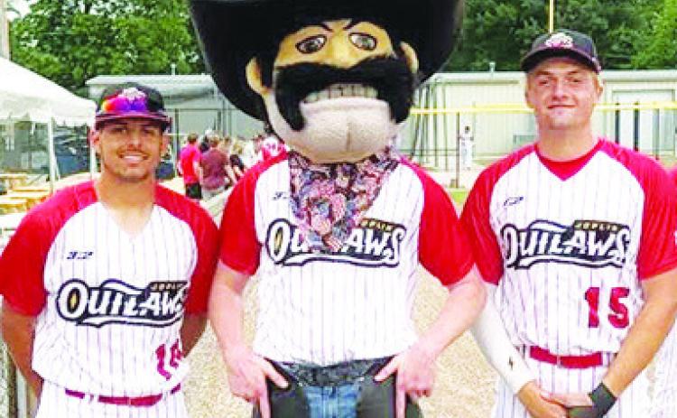 Local ball players join Outlaws