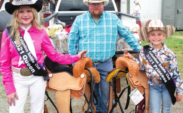 Rodeo Queen Gracie Ann Luman and Rodeo Princess Brooklyn Paxson