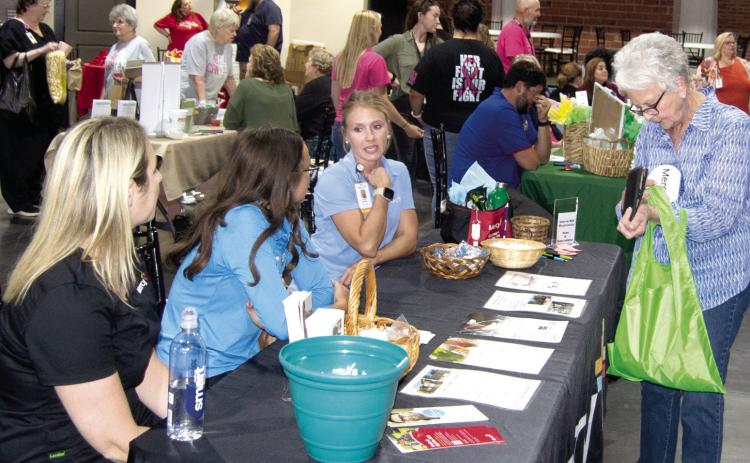 The Columbus Chamber of Commerce Expo and Health Fair held Thursday in the State Theatre Event Center combined with the Farmers Market drew good attendance. Visitors found interesting information and some goodies being introduced locally.