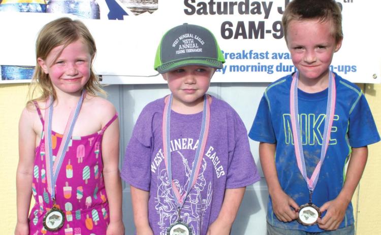 West Mineral Eagles’ annual fishing tournament winners