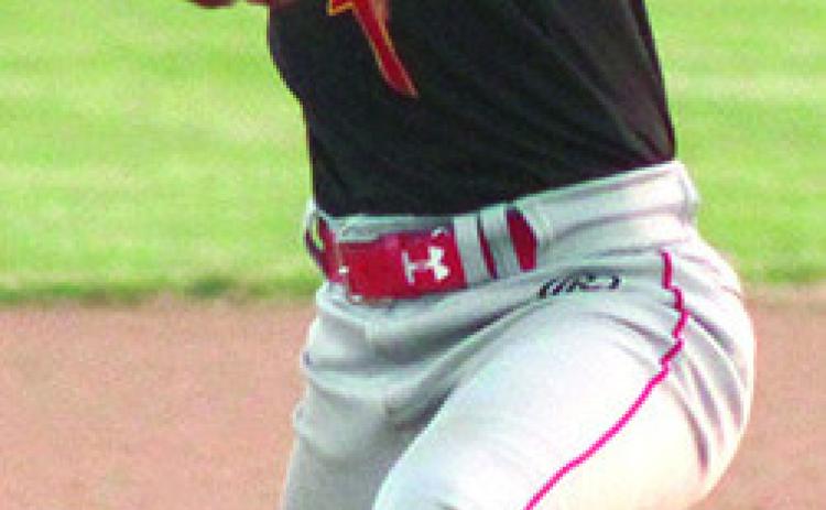 Titan Sophomore, Shade Schuberger, pitched the second inning of Columbus Junior Varsity win in Galena, 8-7, Monday.