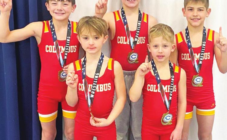 Five Titan Wrestlers win Gold