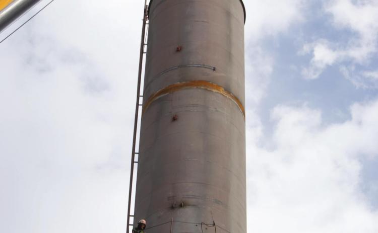 The 100-year old water standpipe
