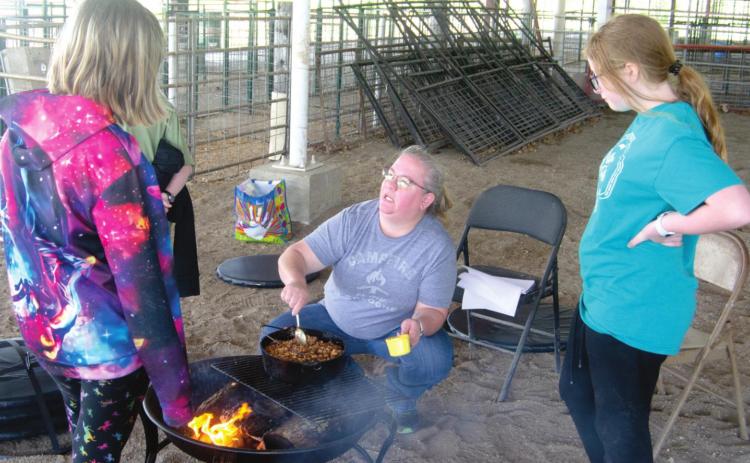 Area Scouts learn emergency preparedness skills at camp out