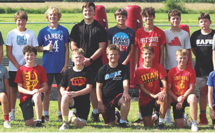 Titan Football holds junior high camp