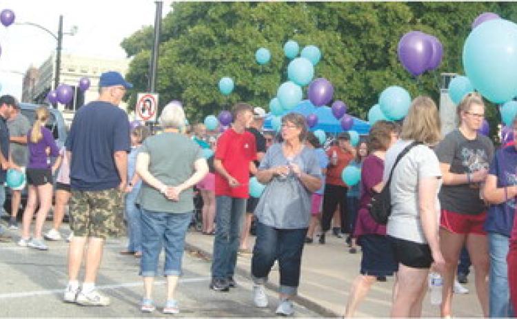 Suicide Awareness Walkers