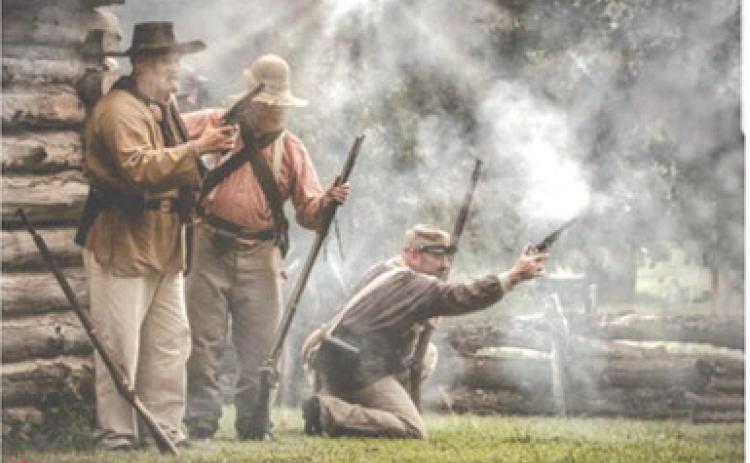 The 162nd anniversary of Quantrill’s Attack on Fort Blair will again be held on the grounds of the Baxter Springs Heritage Center and Museum. People will be dressed period costumes and there will be demonstrations and battle reenactments. Courtesy photo.
