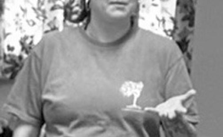 Makiahlah Stover taught members of the Retired School Personnel dance moves at their April 17 meeting. Courtesy photo.