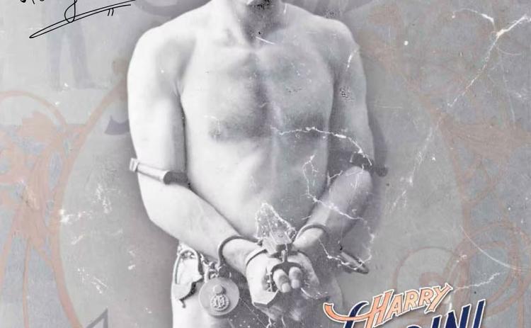 Magazine cover featuring Harry Houdini.