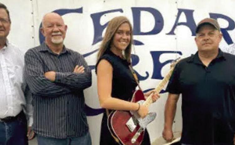 Cedar Creek will take the stage Wednesday night at the Cherokee County Fair.
