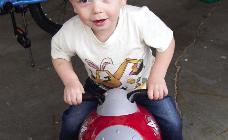 Two-year-old Luca Knight