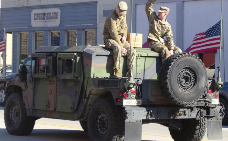 Baxter Springs recognizes military service with parade, ceremony