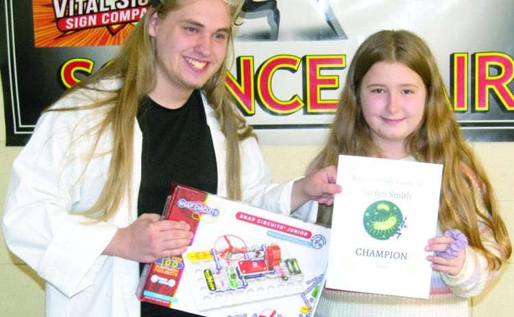 The second and third grade champion of the Columbus School Science Fair