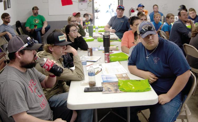 The Hunter Safety School held at The Cherokee County Sportsman’s Club Saturday was well attended. The program was conducted by Conservation Officers Austin Seoers, Colby Austin and Jim Bussone.