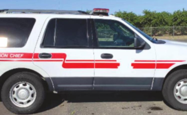 Command car for fire department