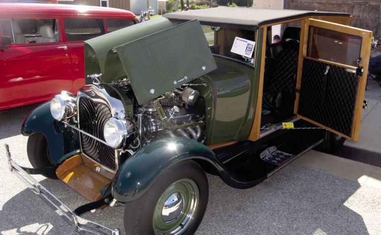 This 1929 Model A 2-door Sedan was entered in the Hot Rods and Hoses car show by Walter Noe in Scammon Saturday. There were a number unique vehicles on display.