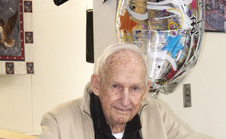 World War II veteran David “Pepper” Martin celebrated his 96th birthday Wednesday at Medicalodges in Columbus.