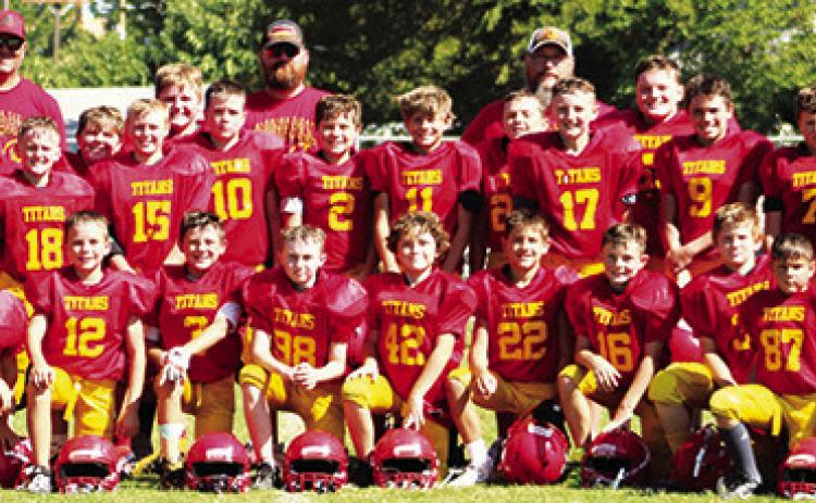 The Columbus Fifth and Sixth Grade Mini Titan Football Team will host a SEK Youth League semi-final game, Sunday, at Titan Stadium after earning a second seed in the final four playoff bracket. The 5-1 Titans will face the third seed, Frontenac Clemensen. Kick off for Sunday’s games will be at noon.