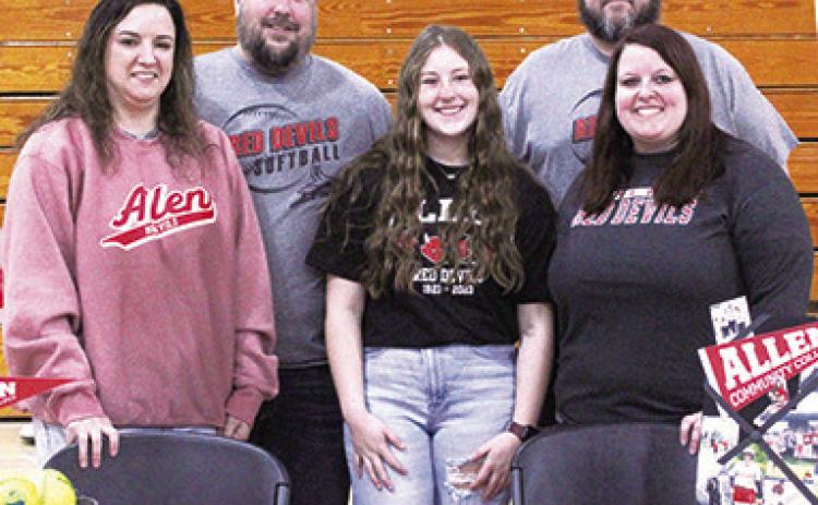 Six Lady Titans sign college letters