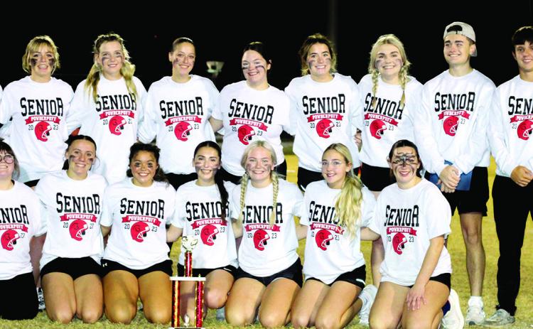 Seniors win powder-puff game