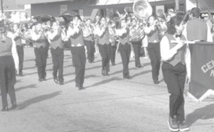 One of the attractions during the Columbus Day Festival was the parade. The Central Junior High School Marching Band performed a toe tapping selection of tunes as they traveled along the parade route. The Columbus High School Marching Band also appeared in the parade.