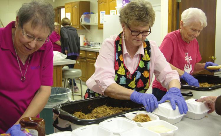 Columbus Mercy Auxiliary pulled pork fundraiser is a success